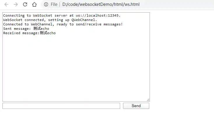 ws测试echo